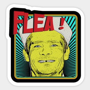 Flea Comic vintage 80s Sticker